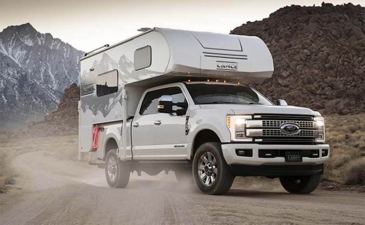 Truck and camper